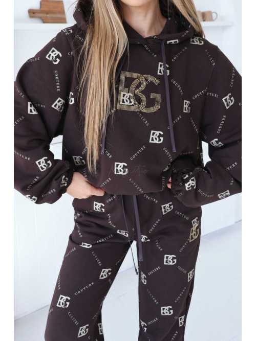 BR779 Komplet Dresowy Brandenburg HOLO Czekolada