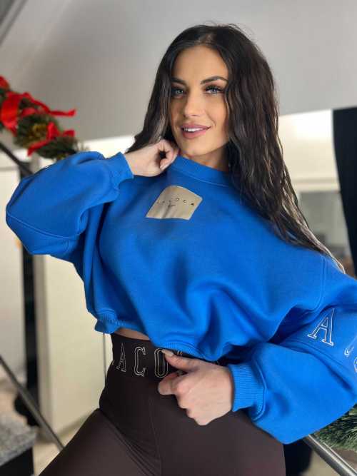 LC741 Bluza Oversize LaCoca Basketa Logo Chaber