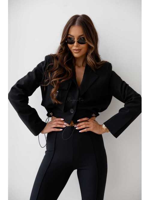 LV095 Marynarka / Kurtka Priam La Vestino Czarna