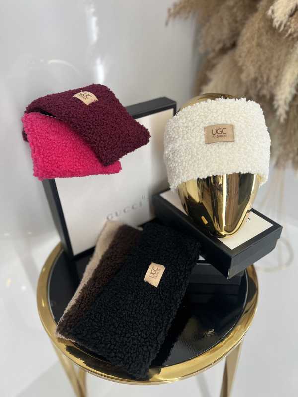 T046 Opaska na głowę Bucla Teddy Biała