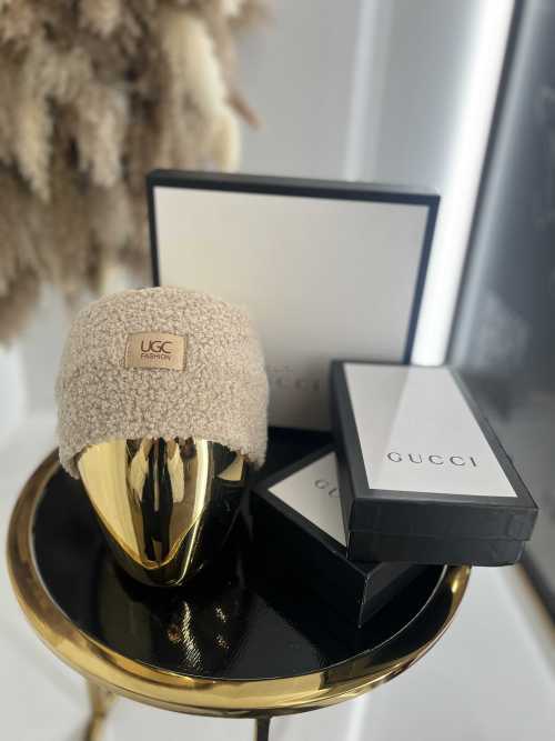 T046 Opaska na głowę Bucla Teddy Beżowa