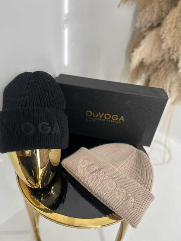 OLV870 Czapka Ciepła Czarna Ola Voga