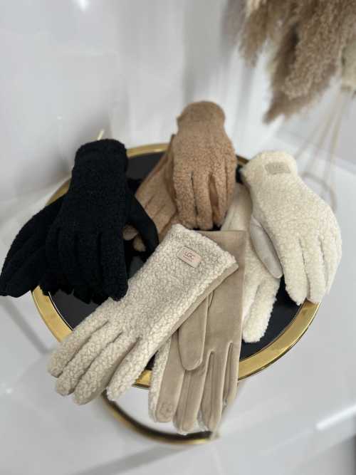 NB036 Rękawiczki Zimowe UGC Bucla/Teddy Czarne