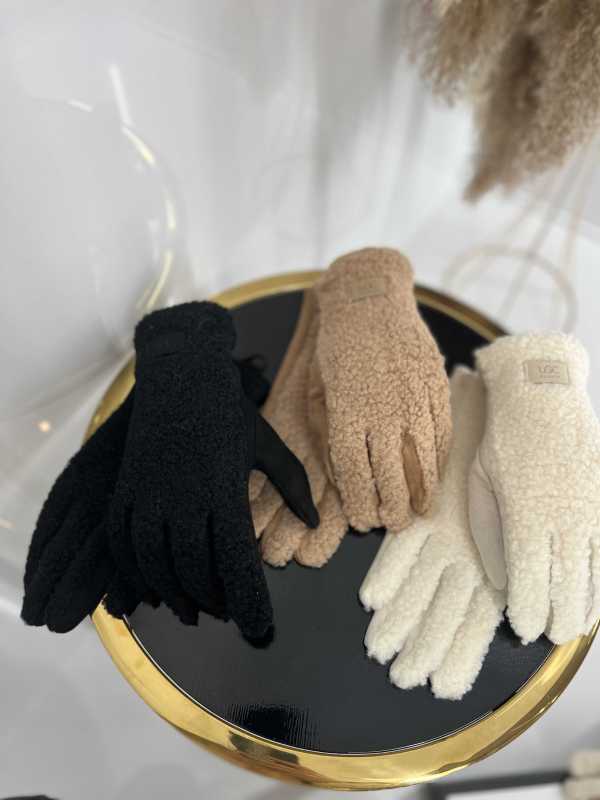 NB036 Rękawiczki Zimowe UGC Bucla/Teddy Czarne