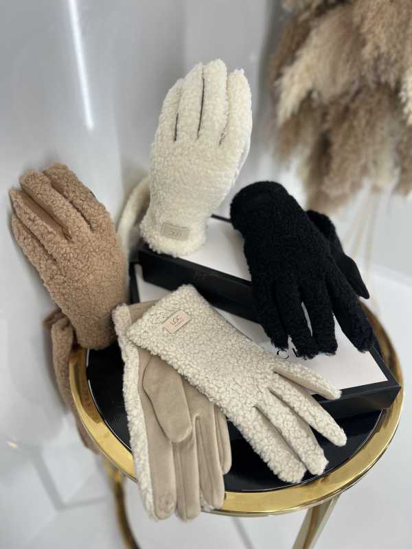 NB036 Rękawiczki Zimowe UGC Bucla/Teddy Ecru