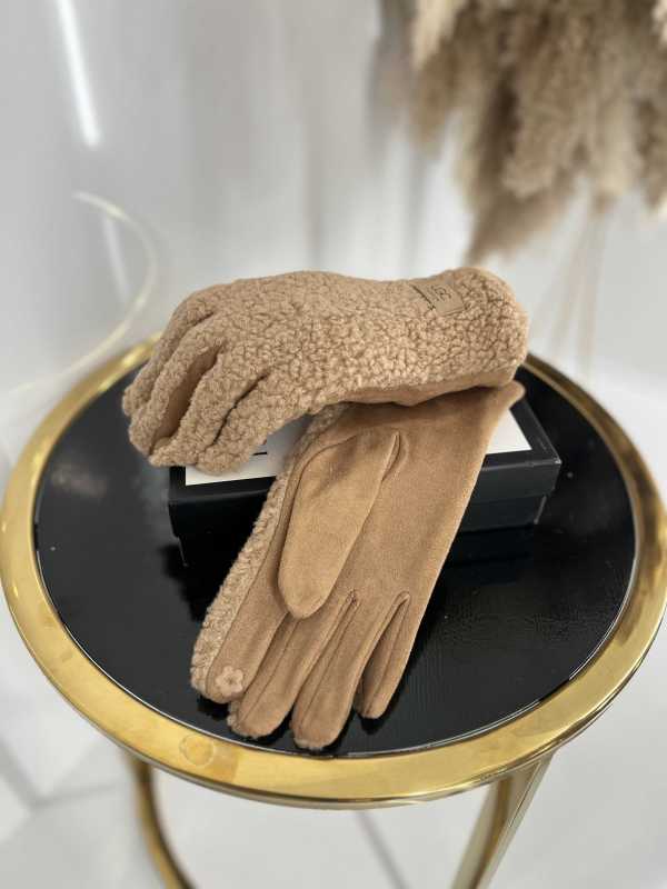 NB036 Rękawiczki Zimowe UGC Bucla/Teddy Camel