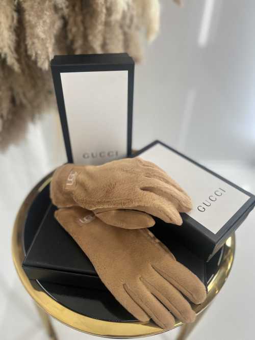 NB037 Rękawiczki Zimowe UGC Polar/Misiu Camel