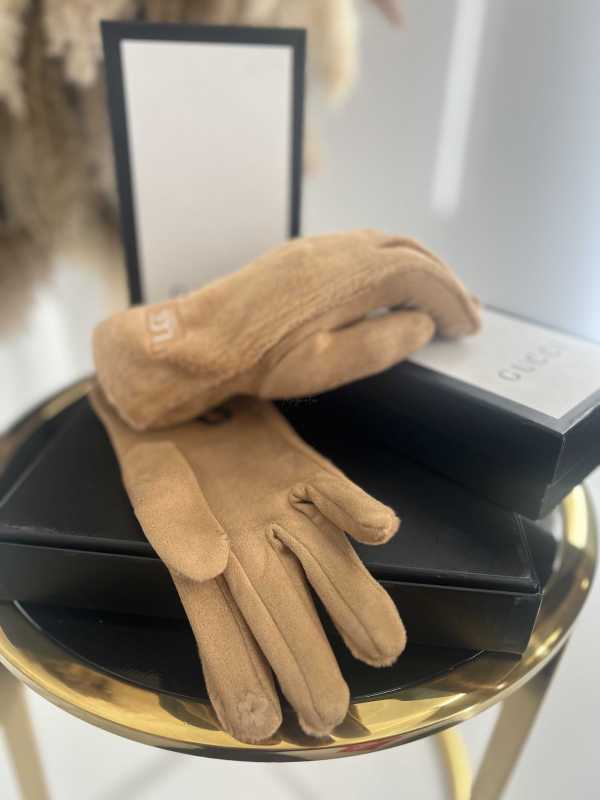 NB037 Rękawiczki Zimowe UGC Polar/Misiu Camel