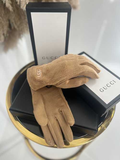 NB037 Rękawiczki Zimowe UGC Polar/Misiu Camel