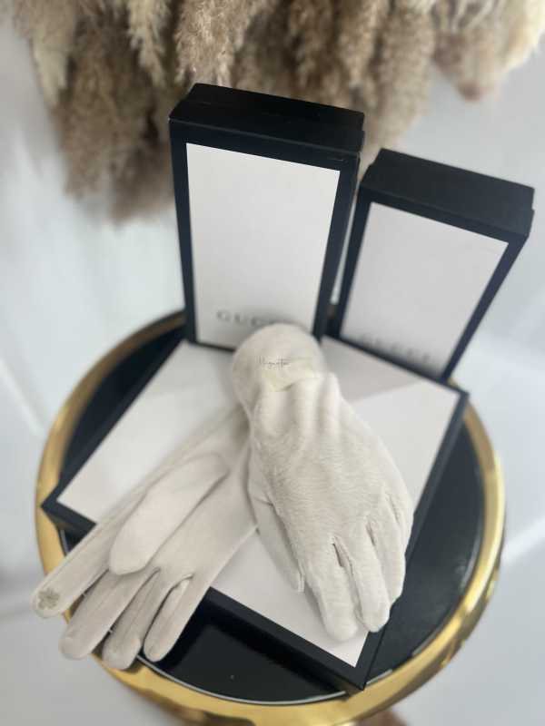 NB037 Rękawiczki Zimowe UGC Polar/Misiu Ecru