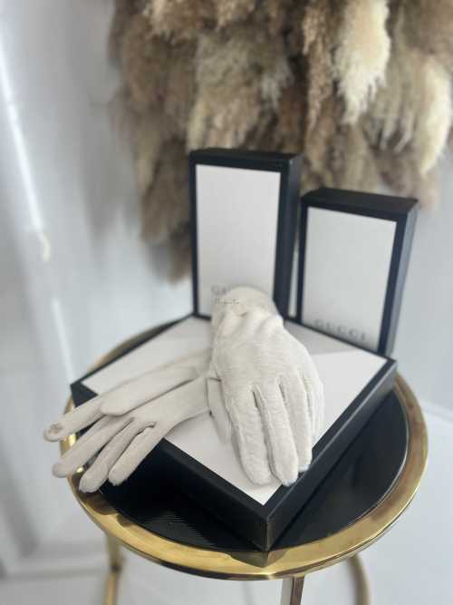 NB037 Rękawiczki Zimowe UGC Polar/Misiu Ecru