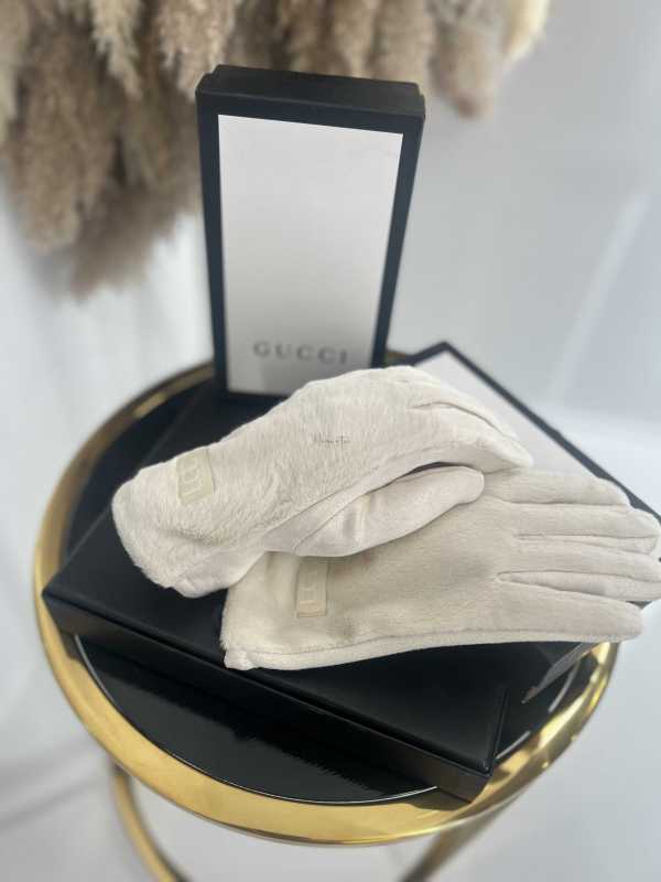 NB037 Rękawiczki Zimowe UGC Polar/Misiu Ecru