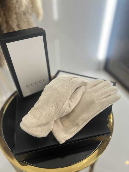 NB037 Rękawiczki Zimowe UGC Polar/Misiu Ecru