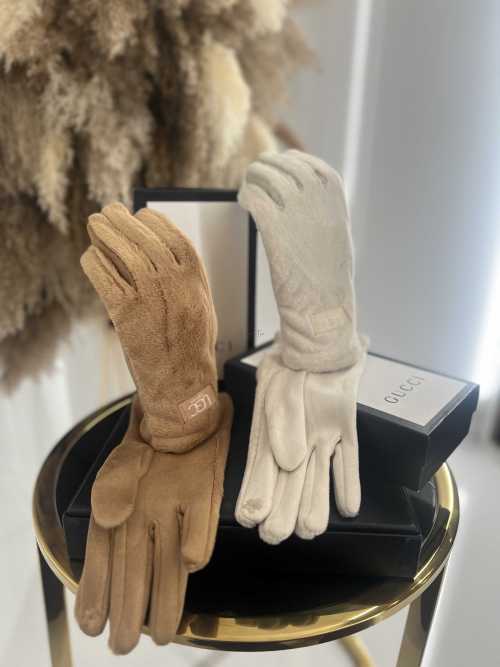 NB037 Rękawiczki Zimowe UGC Polar/Misiu Ecru