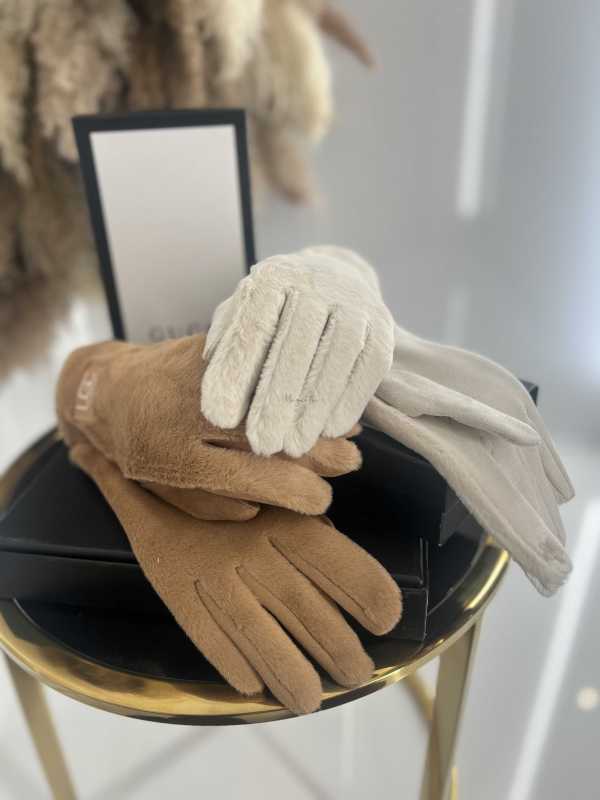 NB037 Rękawiczki Zimowe UGC Polar/Misiu Ecru