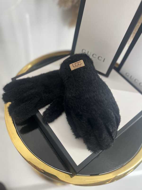 NB035 Rękawiczki Zimowe UGC Alpaka Czarne