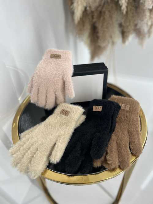 NB035 Rękawiczki Zimowe UGC Alpaka Czarne