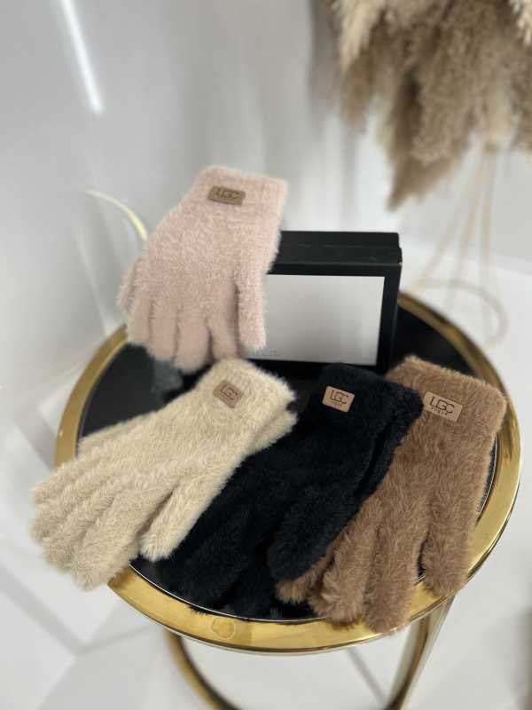 NB035 Rękawiczki Zimowe UGC Alpaka Czarne