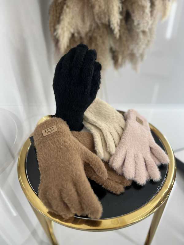 NB035 Rękawiczki Zimowe UGC Alpaka Czarne