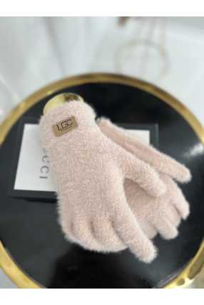 NB035 Rękawiczki Zimowe UGC Alpaka Pudrowy Róż