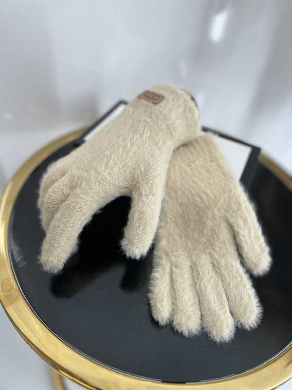 NB035 Rękawiczki Zimowe UGC Alpaka Beżowe