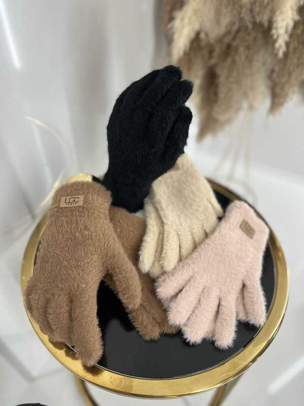 NB035 Rękawiczki Zimowe UGC Alpaka Beżowe