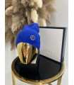 C405 Czapka Damska Alpaka Milo Niebieska