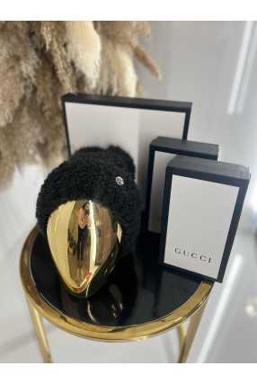 C405 Czapka Damska Zimowa Bukla Czarna