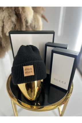 C405 Czapka Damska Zimowa Czarna