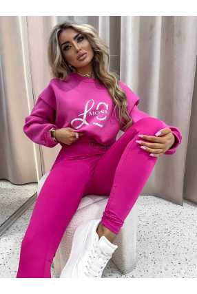 LM131 Komplet Modelujący Dresowy La Monne  Holo Różowy