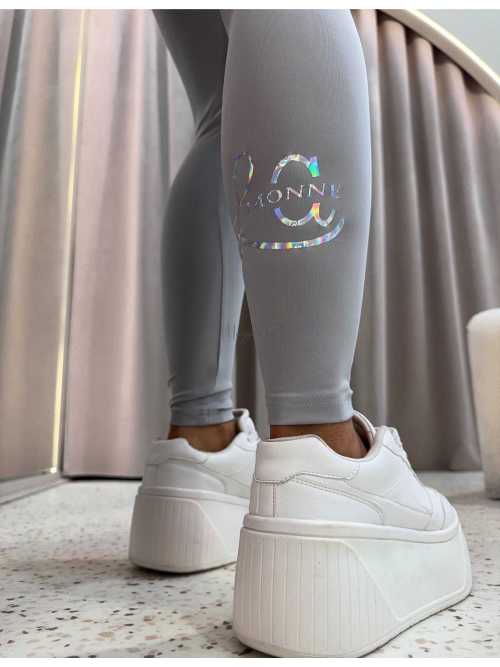 LM131 Komplet Modelujący Dresowy La Monne  Holo Szary