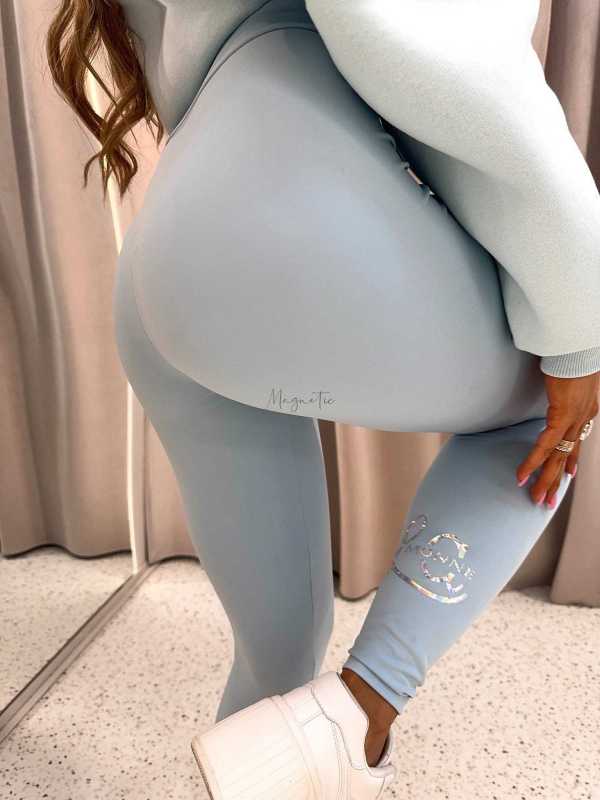 LM131 Komplet Modelujący Dresowy La Monne  Holo Błękitny