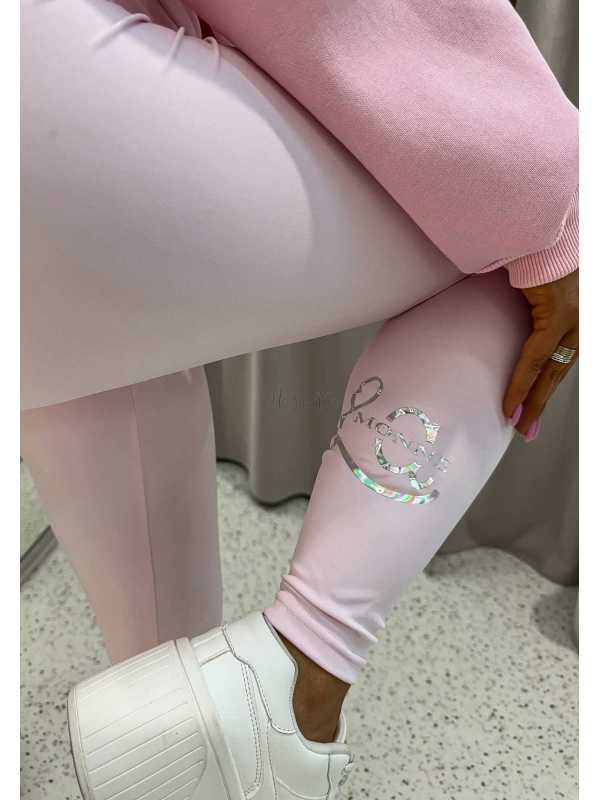 LM131 Komplet Modelujący Dresowy La Monne  Holo Pudrowy Róż