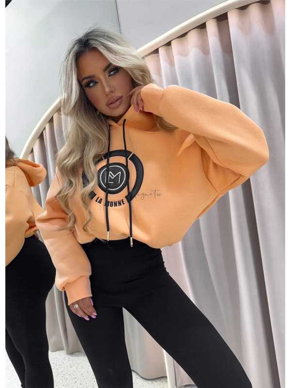 LM760 Dresowa Bluza La Monne Bella Brzoswiniowa