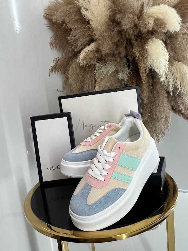 B156 Buty Sneakersy Damskie Multi w stylu retro