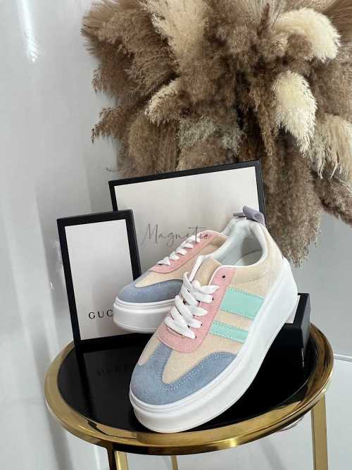 B156 Buty Sneakersy Damskie Multi w stylu retro