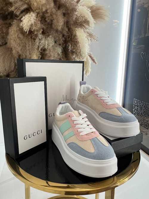 B156 Buty Sneakersy Damskie Multi w stylu retro