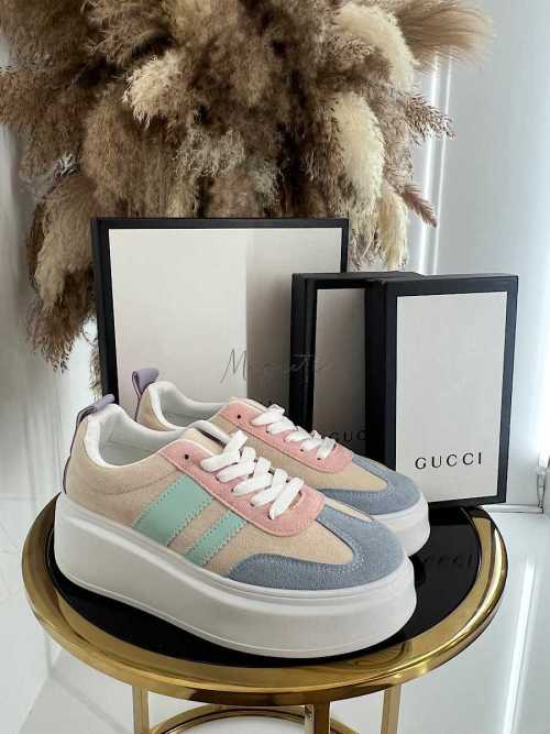 B156 Buty Sneakersy Damskie Multi w stylu retro