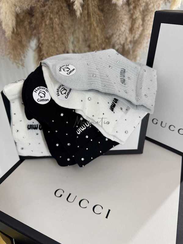 S162 Skarpetki Bawełniane z cekinami  Pesail 5 par 39-42