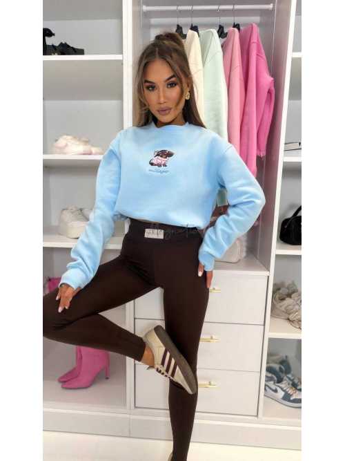 ML401 Legginsy Modelujące Damskie Millagro Naszywka z Logo Czarne