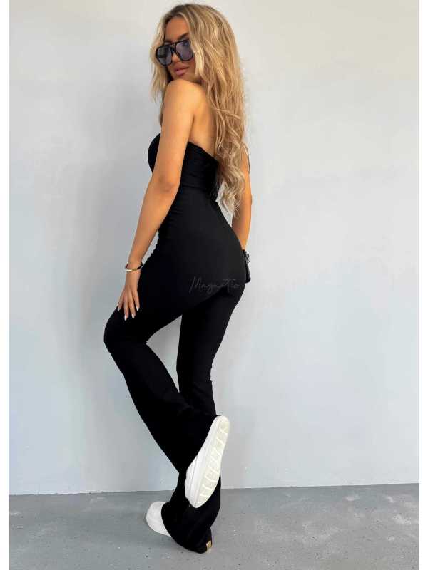 LM208 Top Opaska na Biust Line Czarna