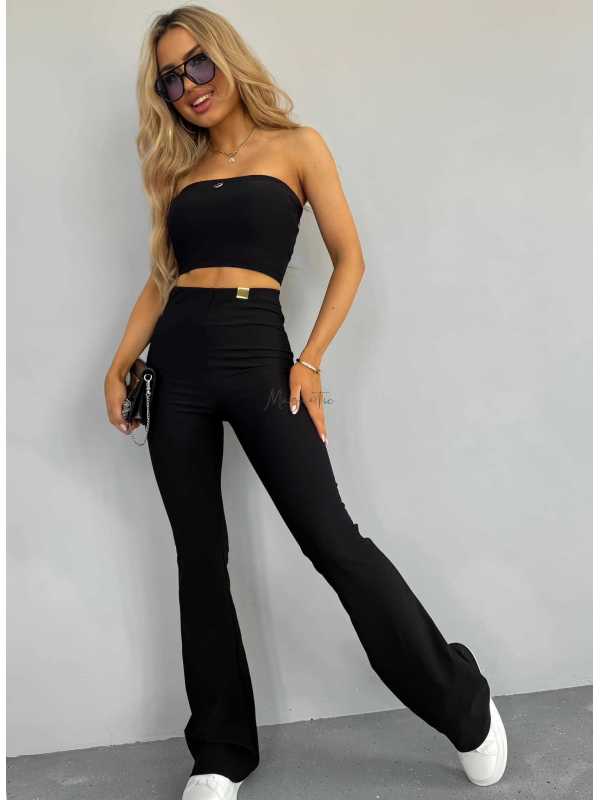 LM208 Top Opaska na Biust Line Czarna