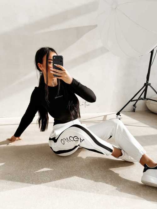 OLV244 Bluzka damska OLAVOGA FERON czarna