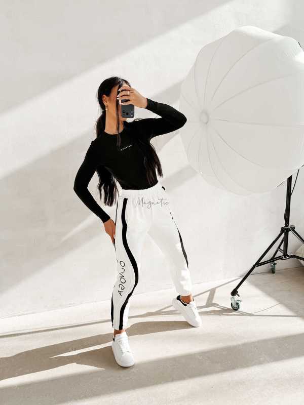 OLV244 Bluzka damska OLAVOGA FERON czarna