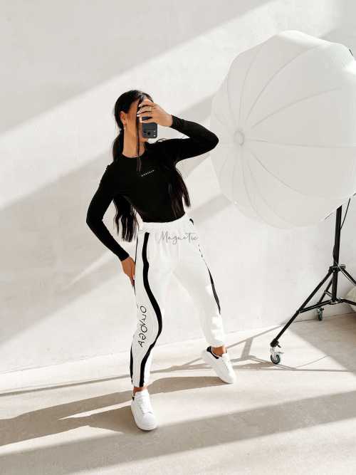 OLV244 Bluzka damska OLAVOGA FERON czarna