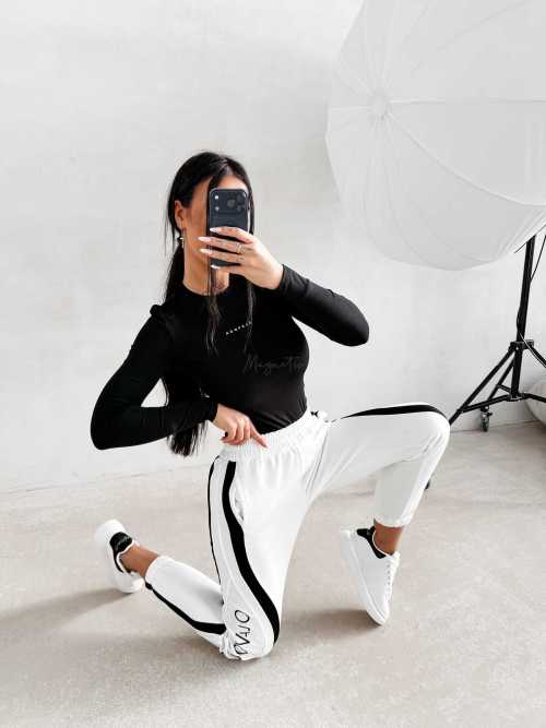 OLV244 Bluzka damska OLAVOGA FERON czarna