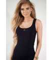 RB265 Bluzka Damska Ricco Bella Bokserka Czarna