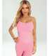 B253 Top/Bluzka Damska Ricco&Bella na Ramiączkach Flexy Różowa