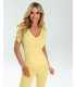 RB254 T-shirt Damski Ricco Bella Elise Żołty