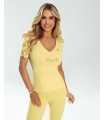RB254 T-shirt Damski Ricco Bella Elise Żołty